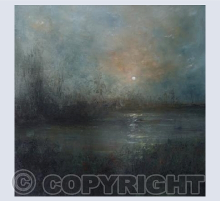 Full Moon on the Somerset Levels