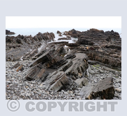 Low Tidfe in Hartland Quay