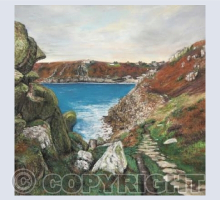 Arriving in Lamorna