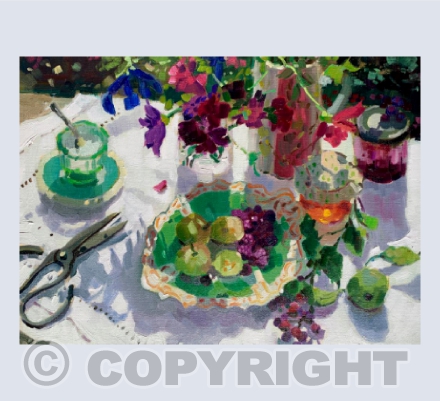 Blackberries and Apples