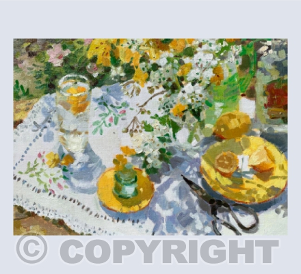 Lemons and Flowers