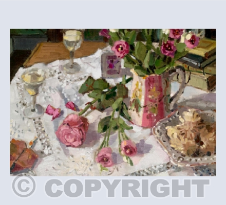 Roses on the table