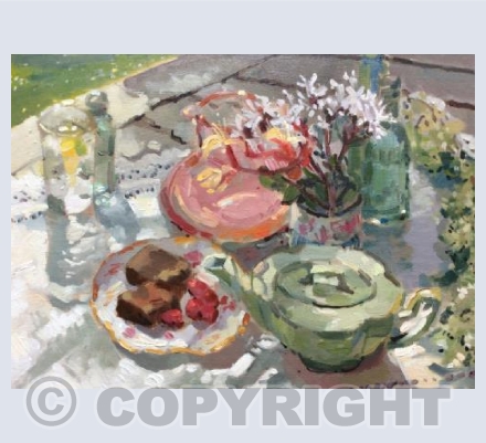 Chocolate Brownies and Cranberry Jug