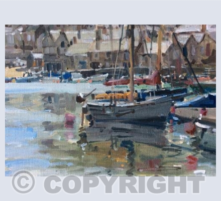 High tide late summer in Mousehole