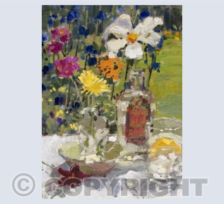 Summer Flowers in the Garden