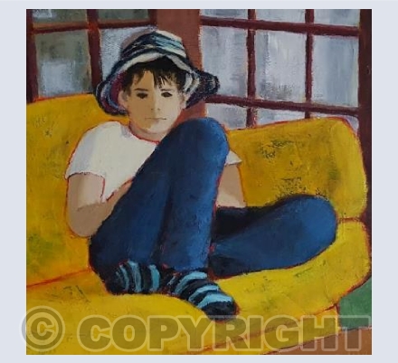 The boy in the Stripy Socks