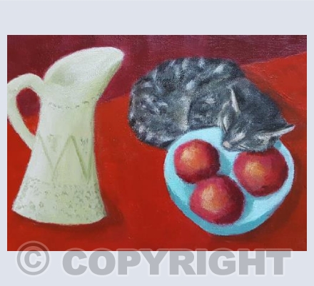 Cat among the Peaches