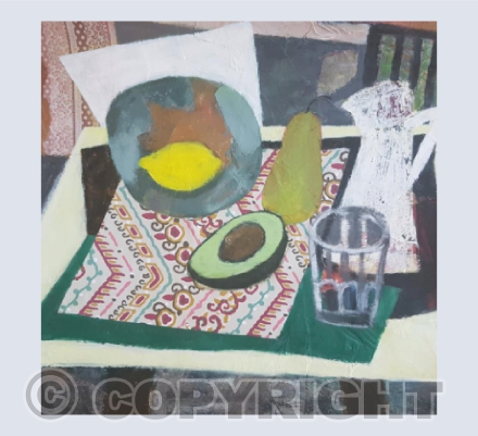 Still Life and Avocado