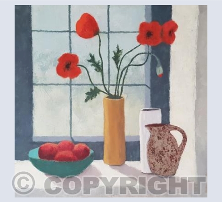 Poppies and Peaches