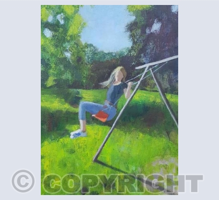Girl on a Swing