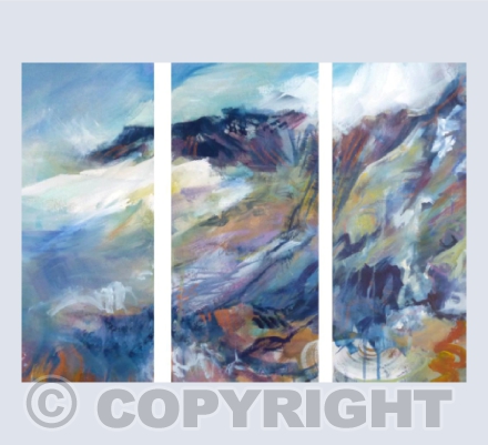 Cliff Walk Triptych