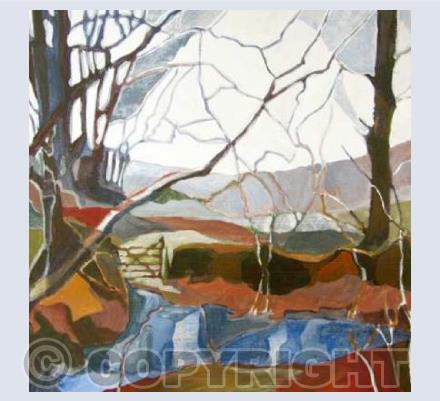 Trees in a Winter Landscape