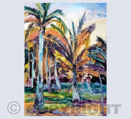 Palms at Sunset