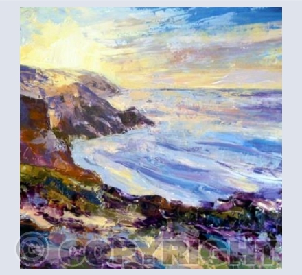 January Sunset, Millook