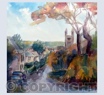 Looking Down Green Hill