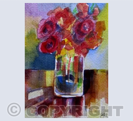 Roses in a Jar