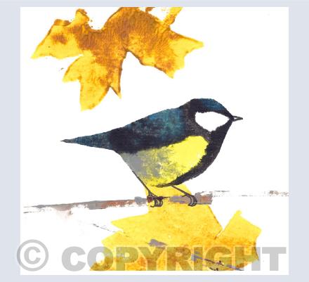 Great Tit Card