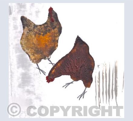 Two Hens
