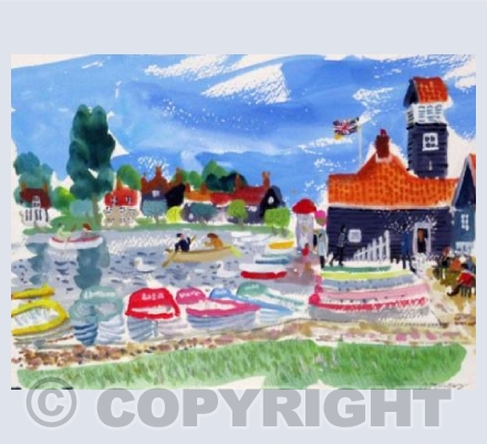 Boating at Thorpness