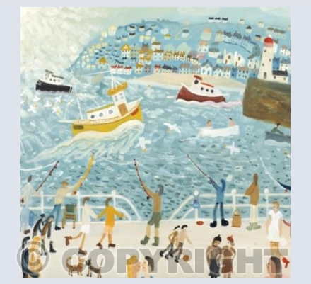 Fishing on Penzance Prom