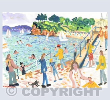 Swimmers on Torquay Beach