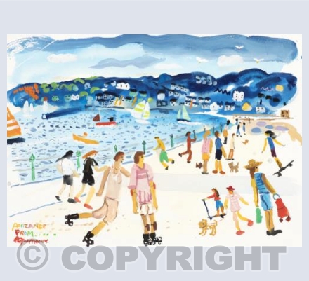 Newlyn in Blue from the Prom