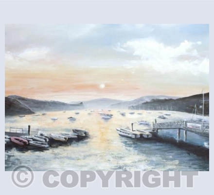 Sunrise at Salcombe Harbour