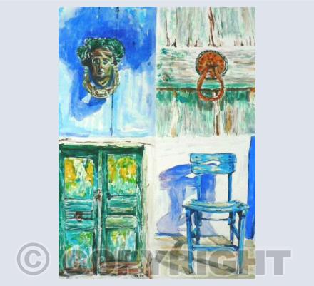 Greek doors