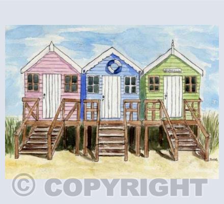 Beach huts