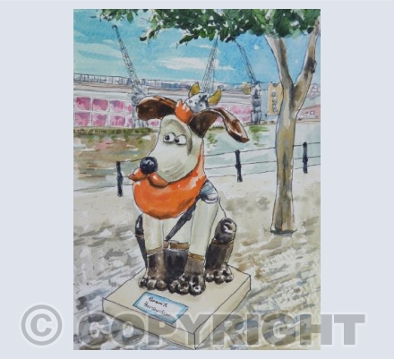 Gromit at Arnolfini