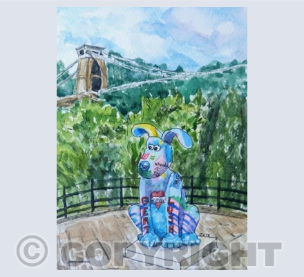 Gromit at the Bridge