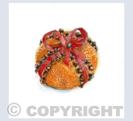 Christmas Pomander (from the sketchbook)