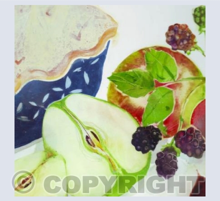 Blackberry and Apple Pie