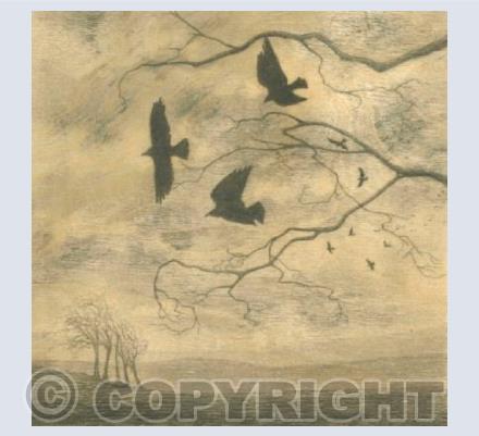 Crows in Landscape