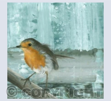 Robin in oil - 2