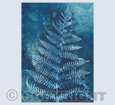 Fern in Blue III