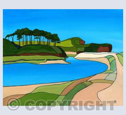Cards of landscapes