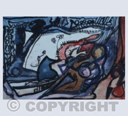 Abstract watercolours