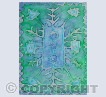 Cards inspired by Silk Painting