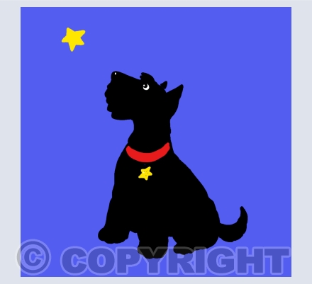 Christmas Scottie dog