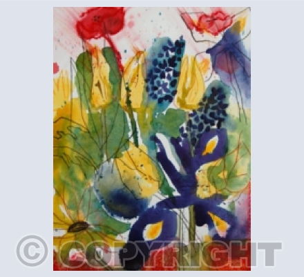 watercolours