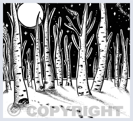 Black and White Illustrations