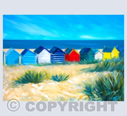 Beach huts