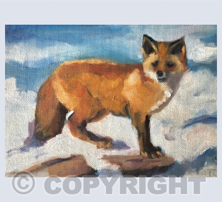 Winter wildlife cards
