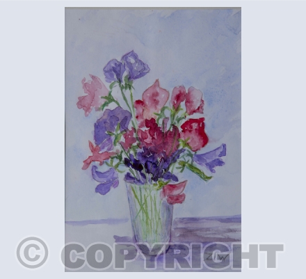 Flower paintings