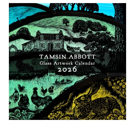 Tamsin Abbott Calendar of Glass Artwork 2026